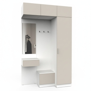 Набор мебели для прихожей "Марсель-254" МР 01-254 В2490 Ш1500 Г580 (ЛД..